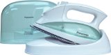 Panasonic NI-L70SR Cordless Iron, Curved Stainless Steel Soleplate, White/Clear Green