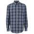 GANT Men's Heather Twill Long Sleeve Shirt - Indigo - XXL