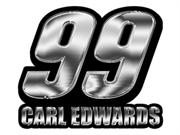 R and R Imports CE-N-CE12 Carl Edwards- no.99 Chrome Emblem