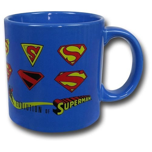 Mug - DC Comics - Superman Logo Evolution 20oz Coffer Cup Ceramic 16021