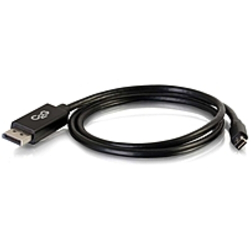 C2g 54302 10ft Mini Displayport To Displayport Adapter Cable For Laptops And Tablets - M/m Black - Mini Displayport/displayport For Audio/video Device