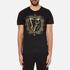 Versace Jeans Men's Embroidered T-Shirt - Black - XL