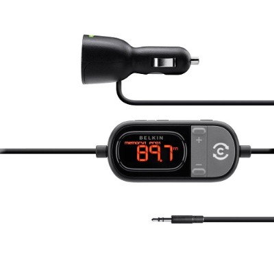Belkin F8z439ttp Tunecast Auto Universal With Clearscan - Fm Transmitter / Power Adapter