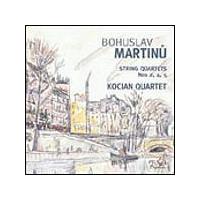 Bohuslav Martinu - String Quartets Nos. 2, 4, 5 (Kocian Quartet) (Music CD)