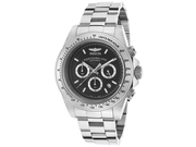 Men's Speedway Chronograph Stainless Steel Black Dial