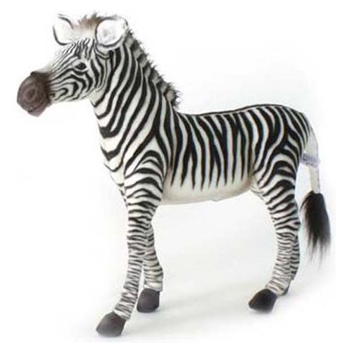 Grevy'S Zebra Toy Reproduction by Hansa, 26'' long