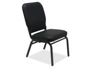 Lorell Vinyl Back/seat Oversized Stack Chairs