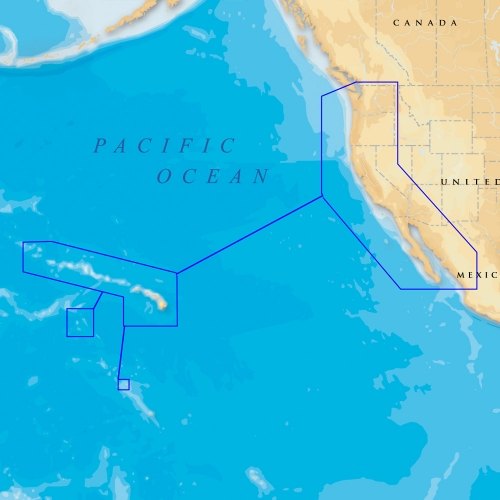 Navionics Platinum Plus 912PP - US West Coast - Hawaii - SD Card