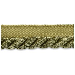 20 yards of Nicholas 3/8 Twisted Lip Cord Trim Black/ Gold