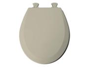 Bone Rnd Wd Toilet Seat