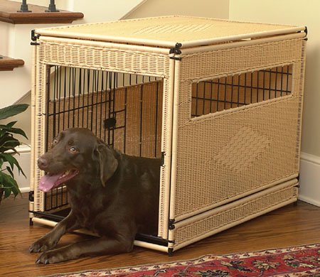 Simpson Ventures 13201 Small Pet Residence Natual Wicker