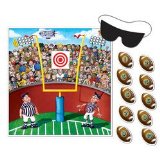 Pin The Ball Football Game (mask & 10 footballs included) Party Accessory  (1 count) (1/Pkg)