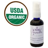 Organic Skin Care Serum by Oils of Youth | 2 Ounce Bottle - 2 Month Supply | USDA Certified Organic Anti Aging & Anti Wrinkle - Cleansing and Moisturizing Oils - Make-up Remover & Make-up Primer - No Risk