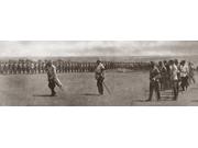 World War I Romanian Army Ngeneral Ioan Culcer And Staff Inspecting The Infantry Of The Romanian Army Before The Start Of The Romanian Campaign During World War