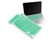 Eforcity Silicone Keyboard Skin Shield Compatible With Apple Macbook Pro 13-inch, Ocean Green