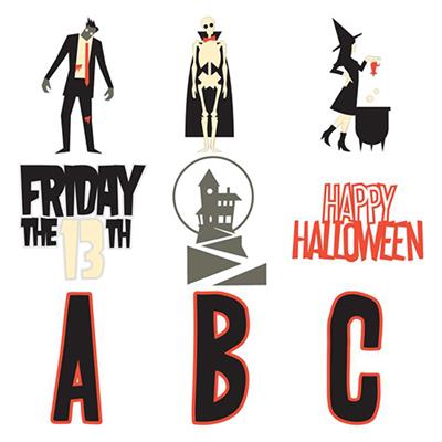 Provo Craft And Novelty 2001756 Cricut Everyday Cartridge  A Frightful Affair