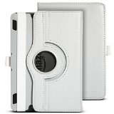 ULAK Kindle Fire HDX 7 Case 360 Degree Rotating Case with Synthetic Leather Cover Design   Media Stand for official Kindle Fire HDX 7 (7