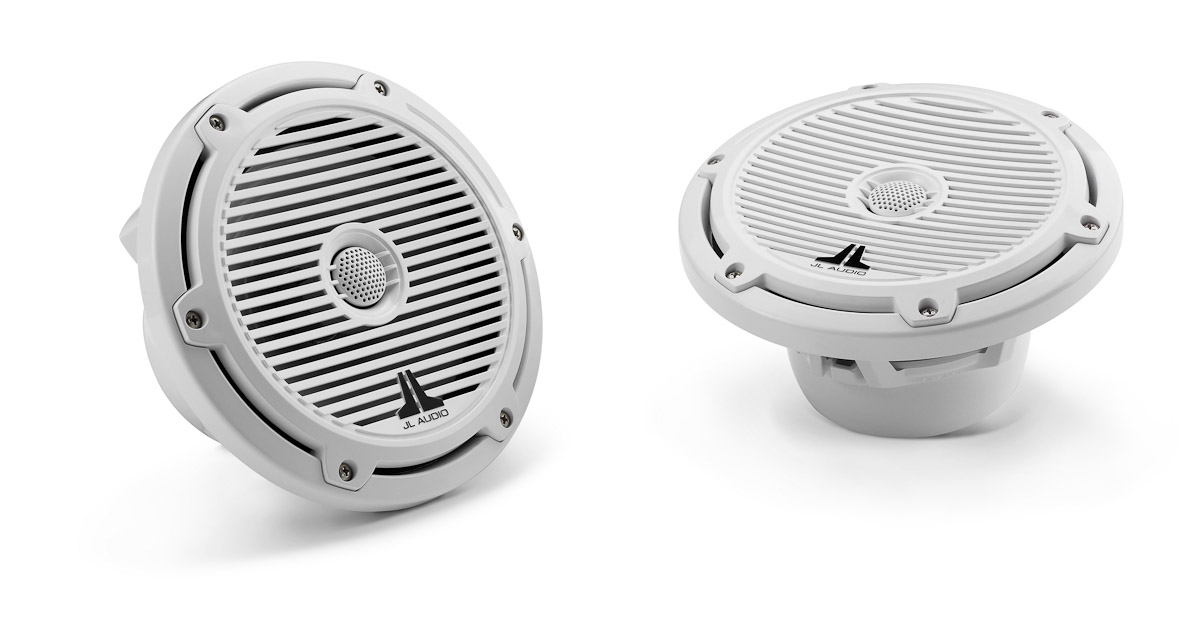 JL AUDIO M770-CCX-CG-WH: 7.7-inch (196 mm) Cockpit Coaxial System, White Classic Grilles