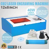 Co2 Laser Engraving Cutting Machine 3020 Laser Engraver with Usb or Parallel Port Support Winsealxp 2013 40w 200*300mm Duty Free