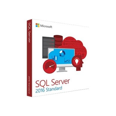 Microsoft 228-10602 Sql Server 2016 Standard - Box Pack - 1 Server  10 Clients - Dvd - Win - English - Canada  United States
