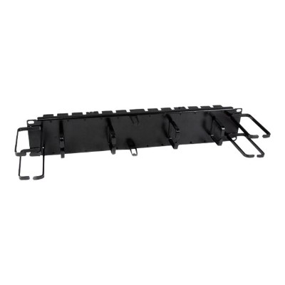 Startech.com Cmpnl2ucd 2u 19 Horizontal Cable Management Panel - Combo Of Horizontal Finger Ducts And Vertical Or Horizontal D-ring Hooks