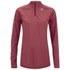 adidas Women's Sequencials 1/4 Zip Long Sleeve Running Top - Red - S/UK 8-10