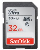 SanDisk Ultra 32GB SDHC Class 10/UHS-1 Flash Memory Card Speed Up To 30MB/s- SDSDU-032G-U46 (Label May Change) [Old Version]