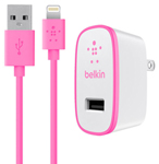 Belkin F8j052tt04-pnk Home Charger W/ Lightning Chargesync Cable