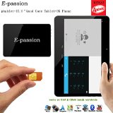 10.6'' Inch E-passion Unlocked Smart Phone  Tablet='' Phablet'' Android 4.4 Kitkat Gsm,Wcdma Tablet Phone - Unlocked Dual Sim Card,Quad Core- At&t, Cricket,Straight Talk ,T-Mobile,H20,Net10 3g Phone Tablet 2G Ram 32G Rom[Free Leather Case]