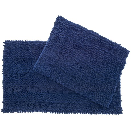 Astor Chenille Bath Rug Set - 2-piece, Indigo