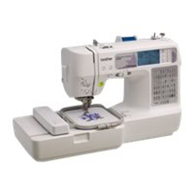 Brother Se400 Se400 - Sewing / Embroidery Machine - Computerized - 67 Stitches - 10 One-step Buttonholes - 70 Designs - Lcd Display - Embroidery Area: 4.02 In X