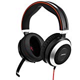 Jabra Evolve 80 - Professional Stereo Noise Cancelling Wired Headset/Music Headphones - UC