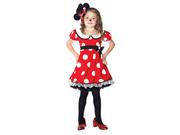 2Pc.Adorable Miss Mischief Child'S Costume