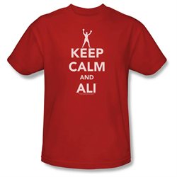 Mens ALI Short Sleeve KEEP CALM AND ALI XXXLarge T-Shirt Tee