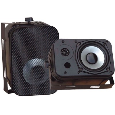 Pyle Pdwr40b 5.25 Indoor/outdoor Waterproof Speakers - Black  Pair
