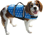 Paws Aboard Pa-bp1400 Designer Doggy Blue Polka Dot Life Jacket