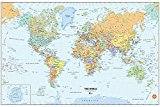 World Dry Erase Map Decal