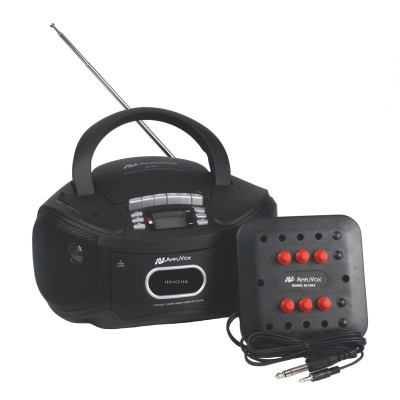 Amplivox Sound Systems Sl1014 6 Station Listening Center With Boombox