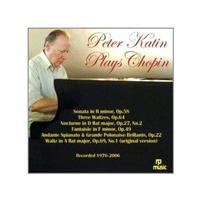 Peter Katin Plays Chopin (Music CD)
