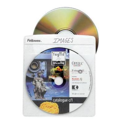 Fellowes 90659 Cd Sleeve File - Cd Sleeve - Capacity: 2 Cd (pack Of 50)