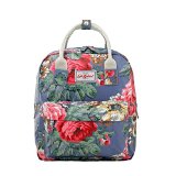 Cath Kidston Matt Oilcloth Mini Backpack Rucksack Bloomsbury Bouquet Blue