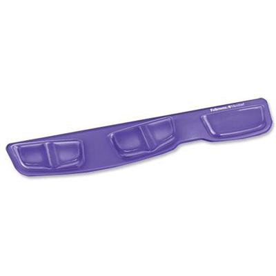 Fellowes 9183601 Keyboard Palm Support - Keyboard Platform With Wrist Pillow - Purple