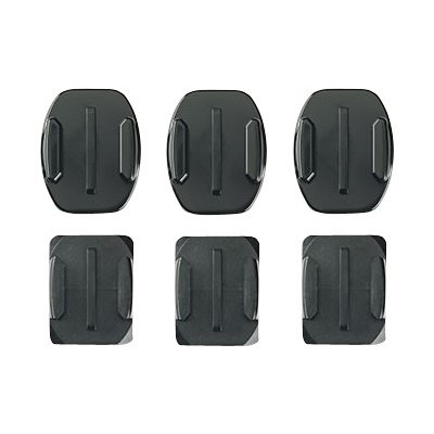 Woodman Labs Aacft-001 Curved   Flat Adhesive Mounts - Support System - Adhesive Mount - For Hd Hero  Hero  Lcd  Hero3  Hero4 Session  Hero6 Black