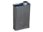 Jug-s-16 Rectangular Steel Jug, 16 Oz, With Cap