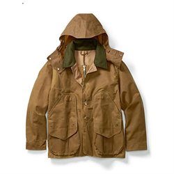 Tin Cloth Field Coat with Zipper