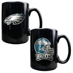Great American Philadelphia Eagles Free Form Logo Coffee Mug (2 Pack)