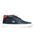 Lacoste Men's Ampthill Chunky SPM Hi-Top Trainers - Dark Blue/Dark Blue - UK 10