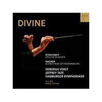 Hamburg Symphony Orchestra & Jeffrey Tate Deborah Voigt - Divine - Wagner: Scenes from Gotterdammerung; Stravinsky: Apolon Musagete (Music CD   DVD)