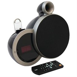SHERWOOD DS-N10 BLACK Lightning(TM) iPod(R) Docking Station (Black)