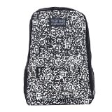 Damara Unisex Upscale Cavas Multipurpose Backpack,Black